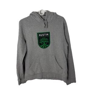 Fanatics Austin FC MLS Grey Pullover Hoodie Men’s Small